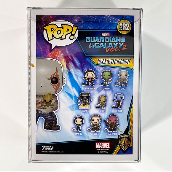 Marvel Guardians of the Galaxy Vol. 2 DRAX WITH GROOT #262 Funko Pop! Exclusive - Picture 2 of 8